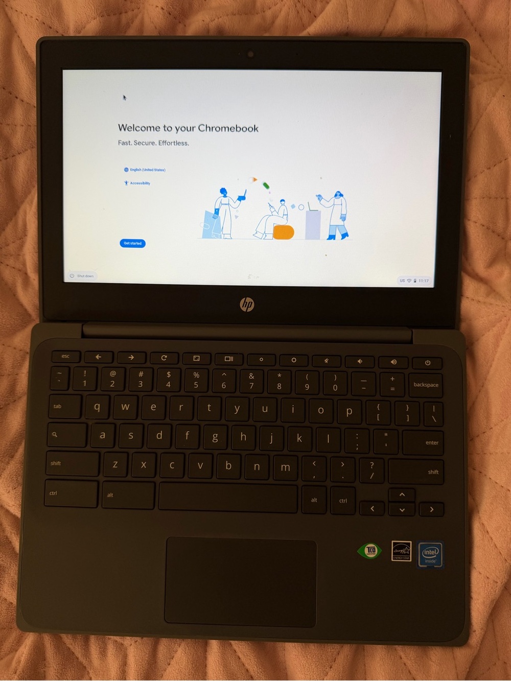 HP Chromebook 11 G6 EE 11.6" 16GB N3350 ChromeOs Dark Gray